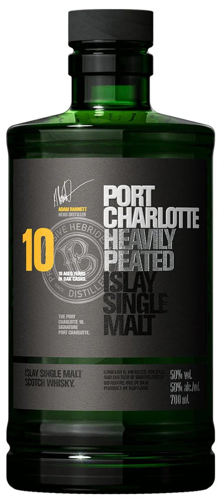 Port Charlotte 10 Year Old Islay Single Malt Scotch Whisky (750ml)