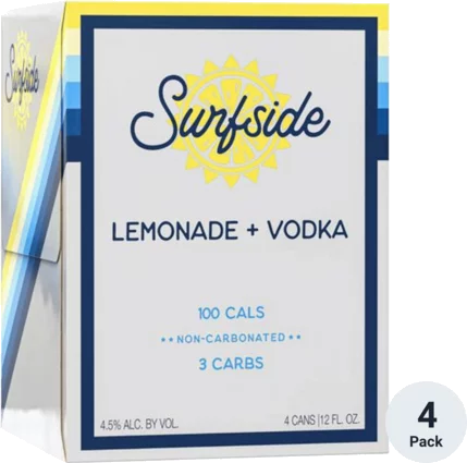 Surfside Lemonade + Vodka (4-pack 12oz cans)