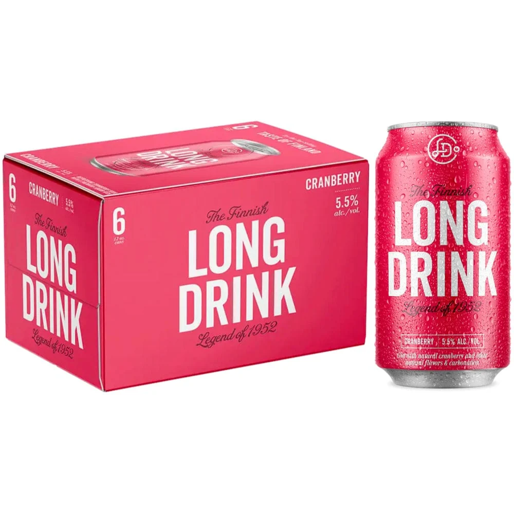 Long Drink Cranberry 6-Pack (12oz cans)