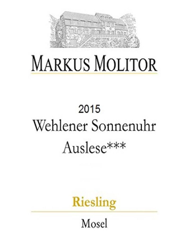 Molitor Wehlener Sonnenuhr Auslese White Capsule*** 2019 (750ml) *
